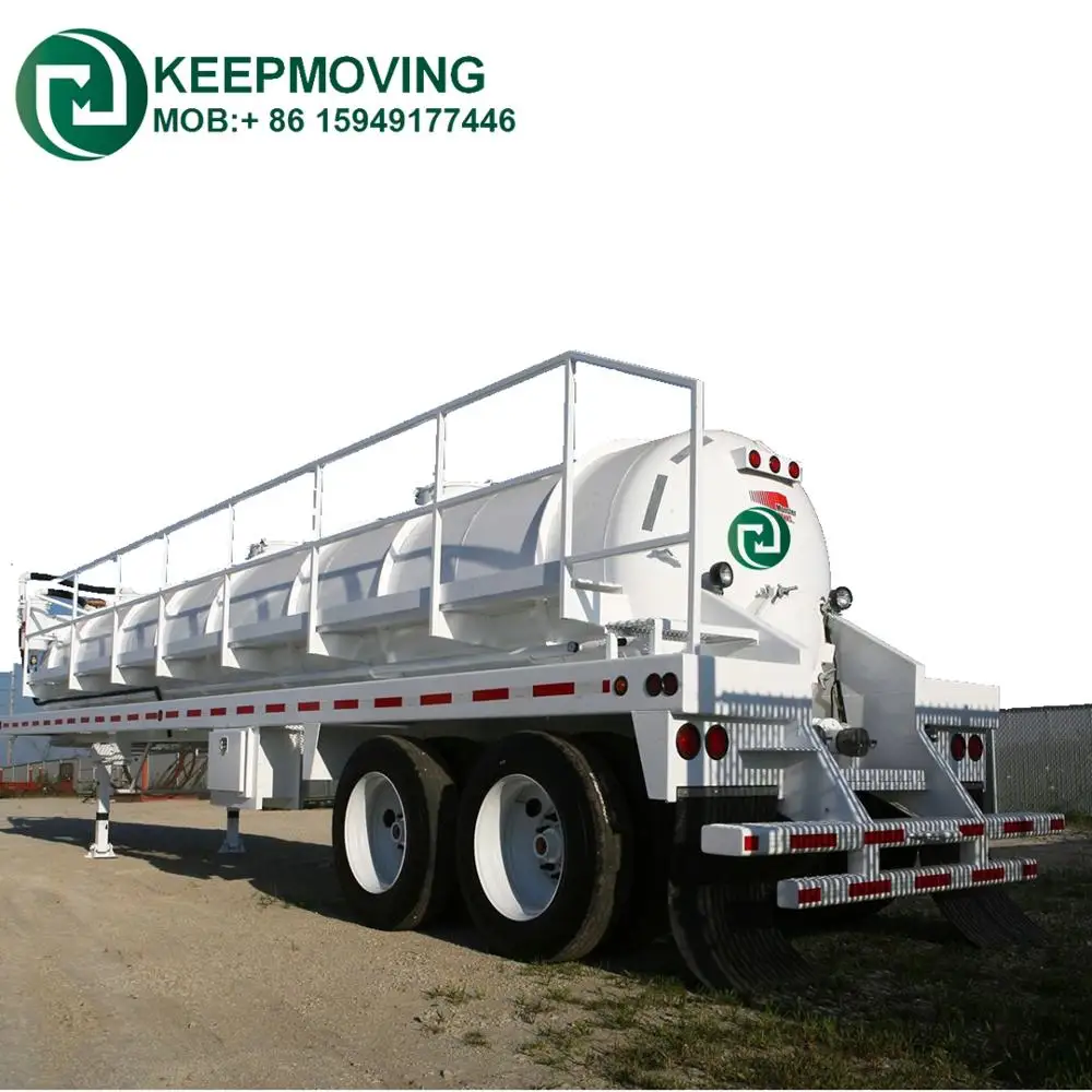 Tri- Axle 24CBM Aluminum Vacuum Suction Semi Trailer