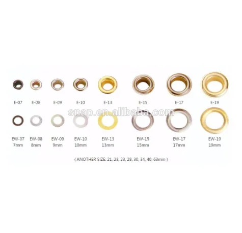 7mm Brass Steel Eyelet Rings