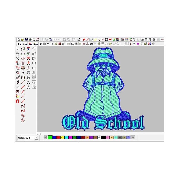 
High-quality Custom Jeans Embroidery Designs 3d Design Badge 