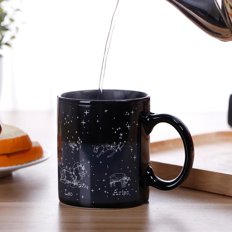  Креативная Волшебная чашка керамическая с 12 созвездиями кружка персонализированная