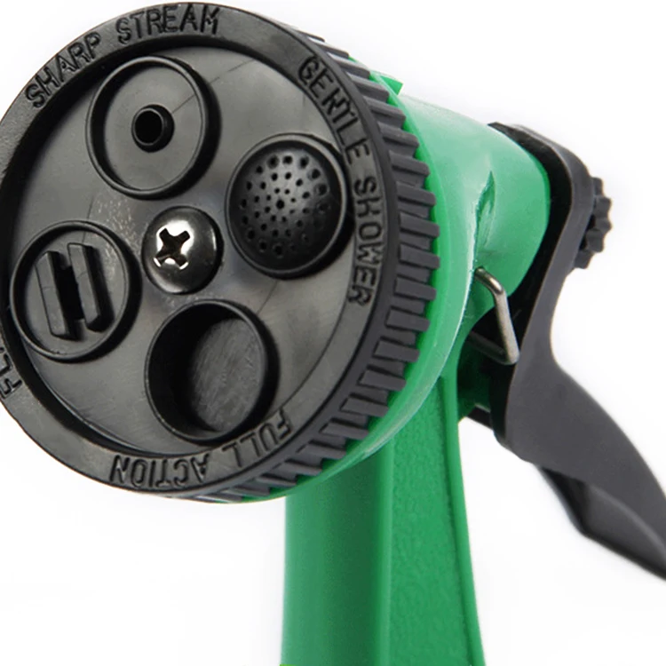 Многофункциональный регулируемый садовый пистолет-распылитель с 4 узорами