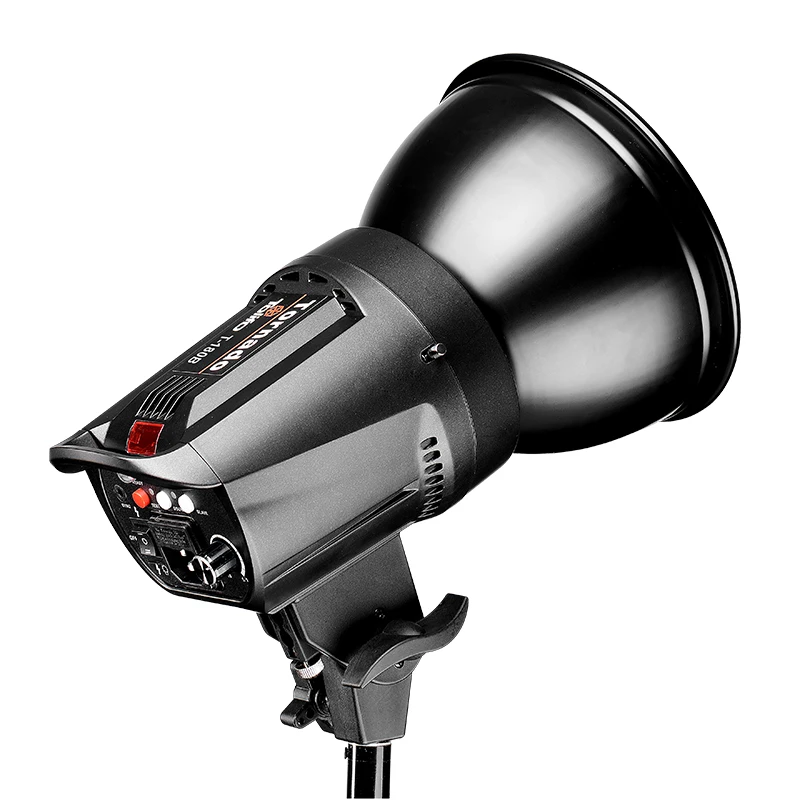 Dongguan Supplier Tolifo AC fotografia 5600k 180W portable flash strobe studio light with modeling lamp for portrait shooting