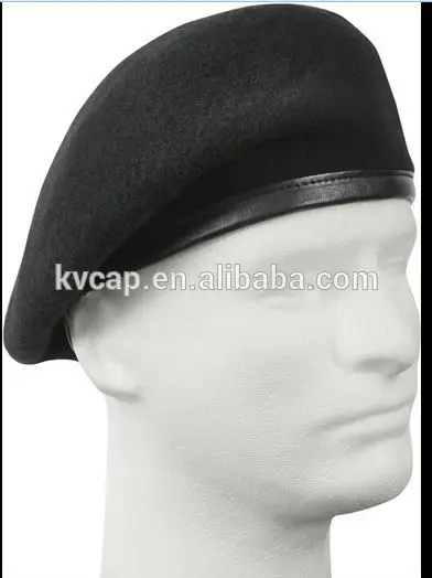 бежевый военных армии без вспышки шерсть берете