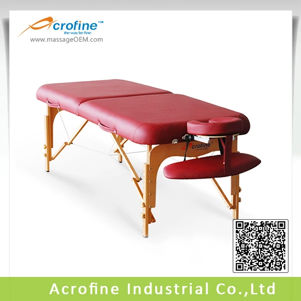 Acrofine Reiki wooden portable massage table beauty salon wooden massage bed