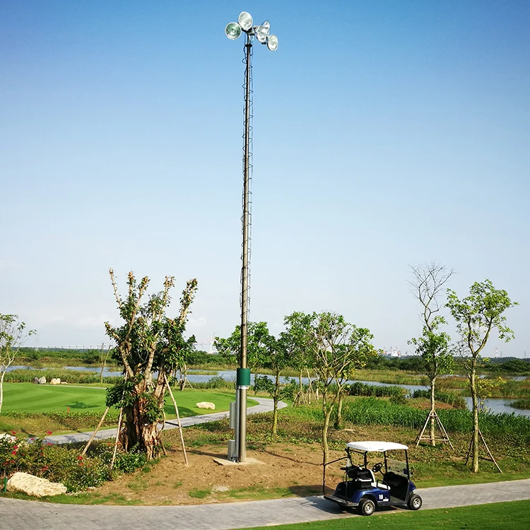 
Pneumatic telescopic mast super heavy antenna mast mobile lighting 