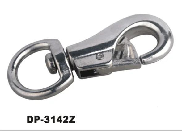 Zinc alloy dicast heavy duty swivel eye  bull snap hooks saddlery hardware accessories