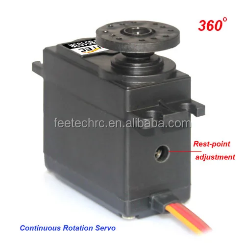 china servo motor suppliers FS5109R 360 degree 10k gcar clutch servo rc car steering servo