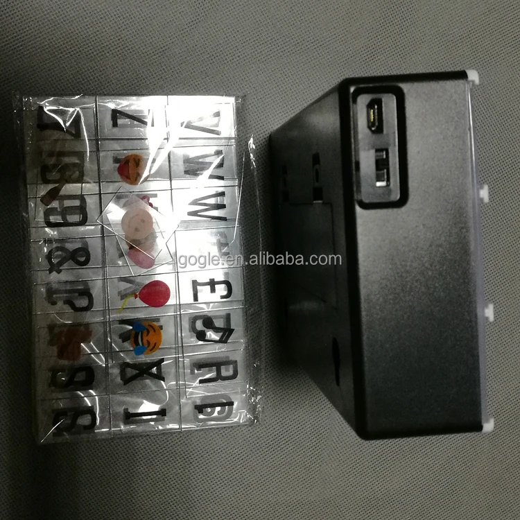 Темный герой A6 Мини кинематографический свет 90 шт. буквенный знак USB Магнитный детский фотобокс