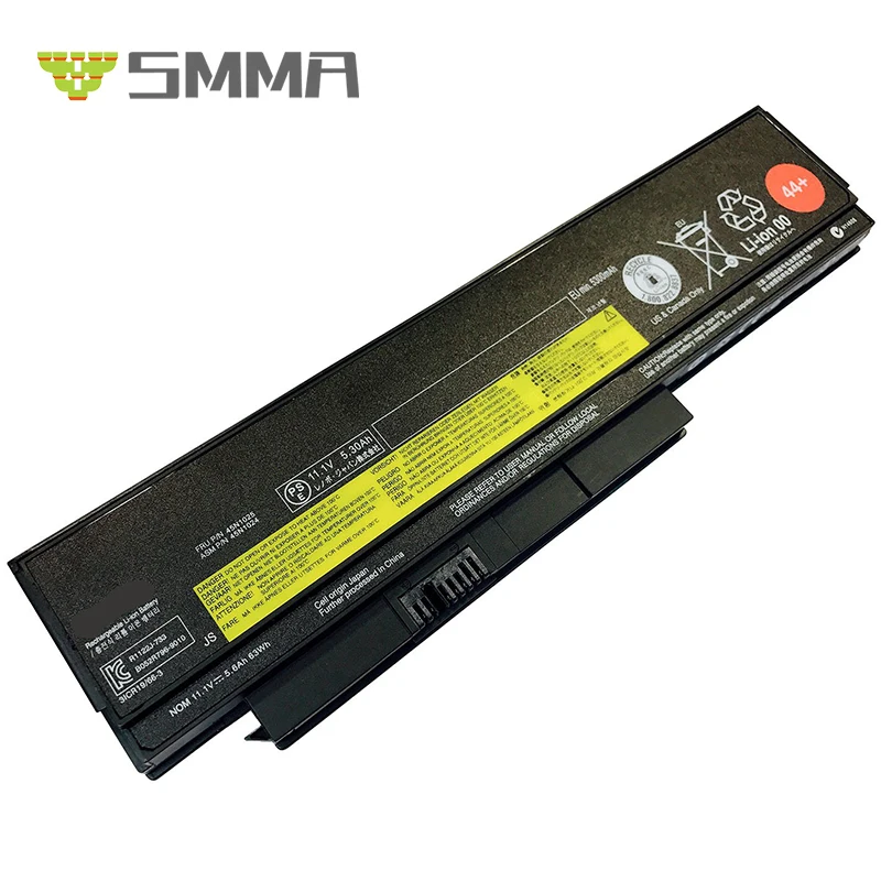 
63Wh 11.1V 5200Mah Rechargeable Notebook Battery For Thinkpad X230 X230i X220 X220i 45N1025 45N1027 45N1029 42T4873 42Y4874 