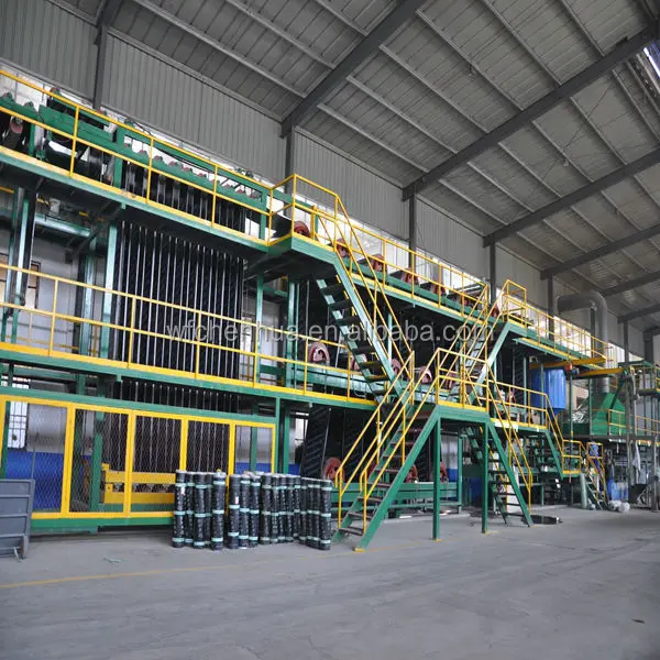 small automatic construction building material SBS waterproof membrane bitumen roll plant