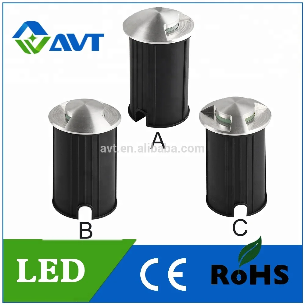 Manufacturer outdoor IP68Stainless steel 1W 2W 3W to 50w led in ground lights