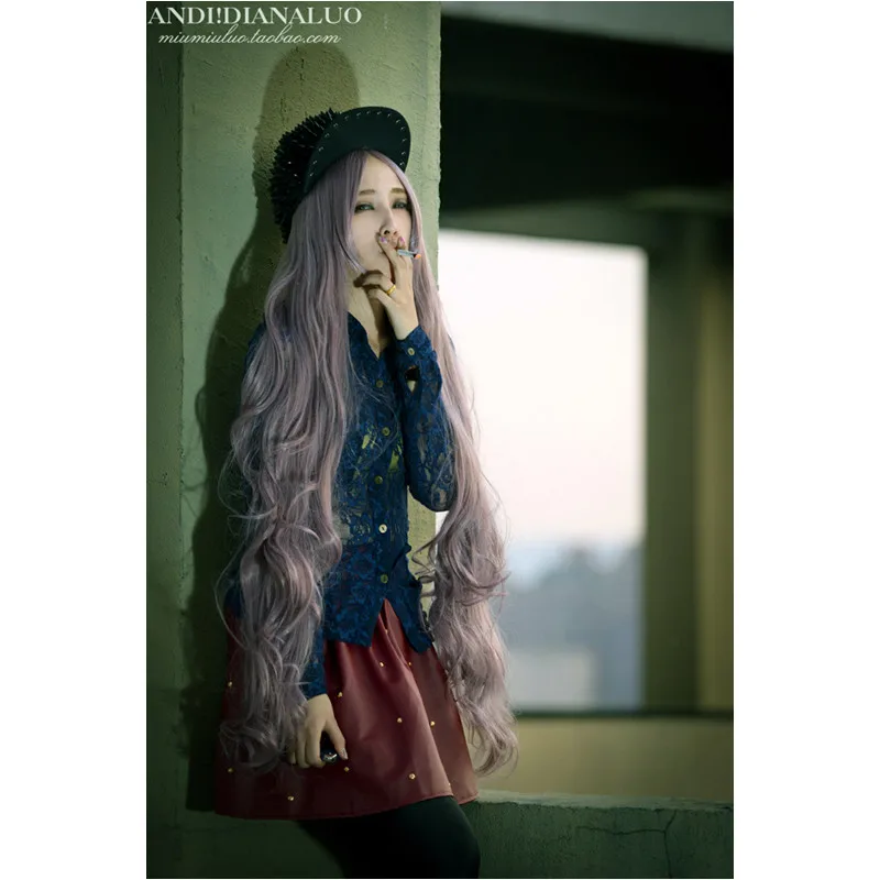 
Long Curly Lavender Cosplay Wig 40