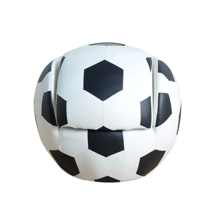 Kindergarten Kid Furniture PVC Ball Shape Sofa Chair Waterproof solid wood 2-piece set of kids stool
