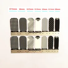 White Black Mosaics Nail Arts Nail Sticker Waterproof Nail Decal Sticker Gel Polish French Manicure Patch
