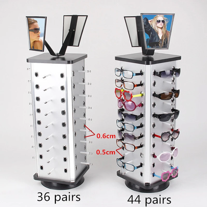 Luxury Eyeglass Shop Interior Customized Sunglasses Display Rack Design
