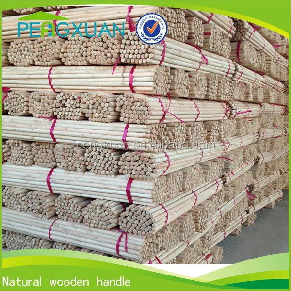 130*2.3cm natural wooden mob stick