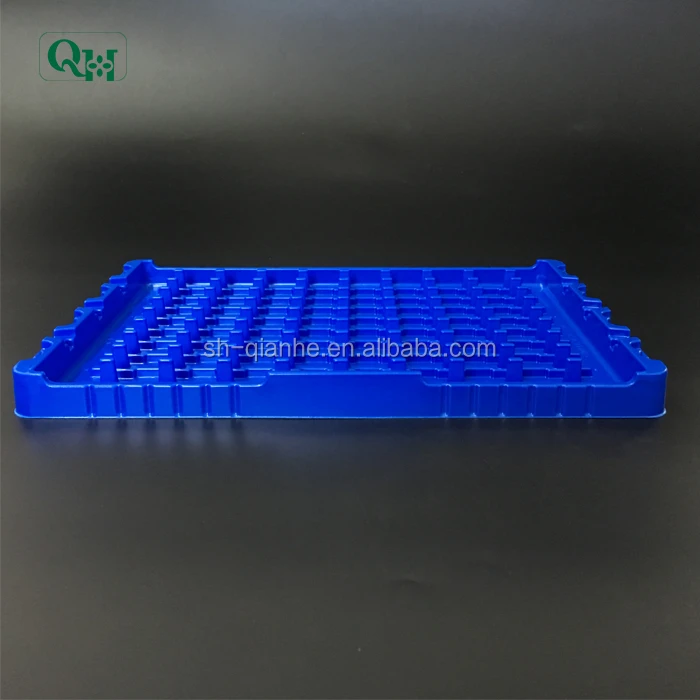 
customized conductive anti-static ESD plastic packing tray 