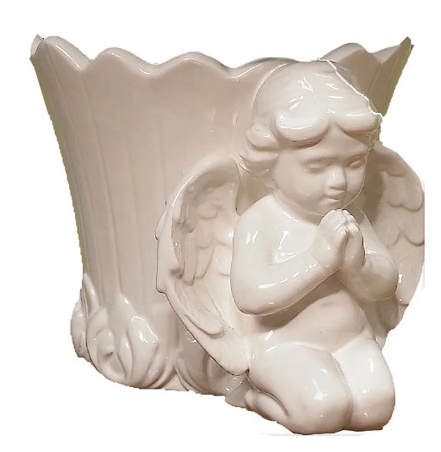Ceramic Cherub Angel Decorative Flower Pots for Indoor