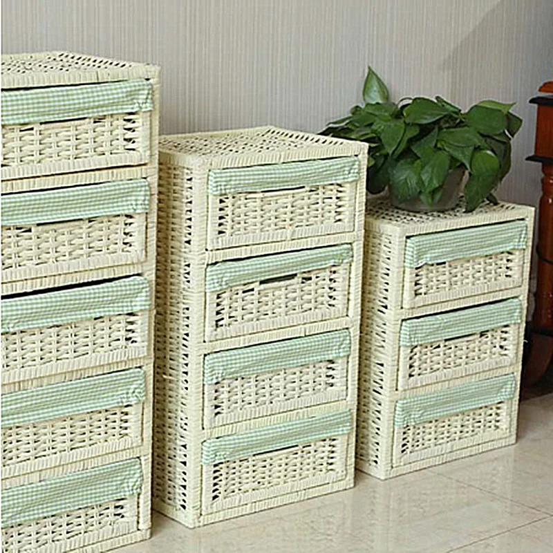 new style product wicket drawer cabinet handmade wiloow cabinet of china