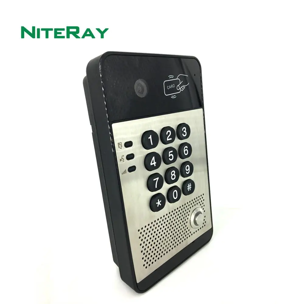 Security IP Door Phone Door Intercom Phone Compatible with Door Magnetic Lock IP PBX System
