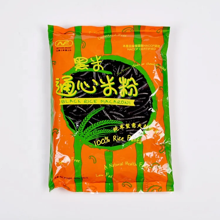
Gluten Free Low Fat Black Rice Macaroni 