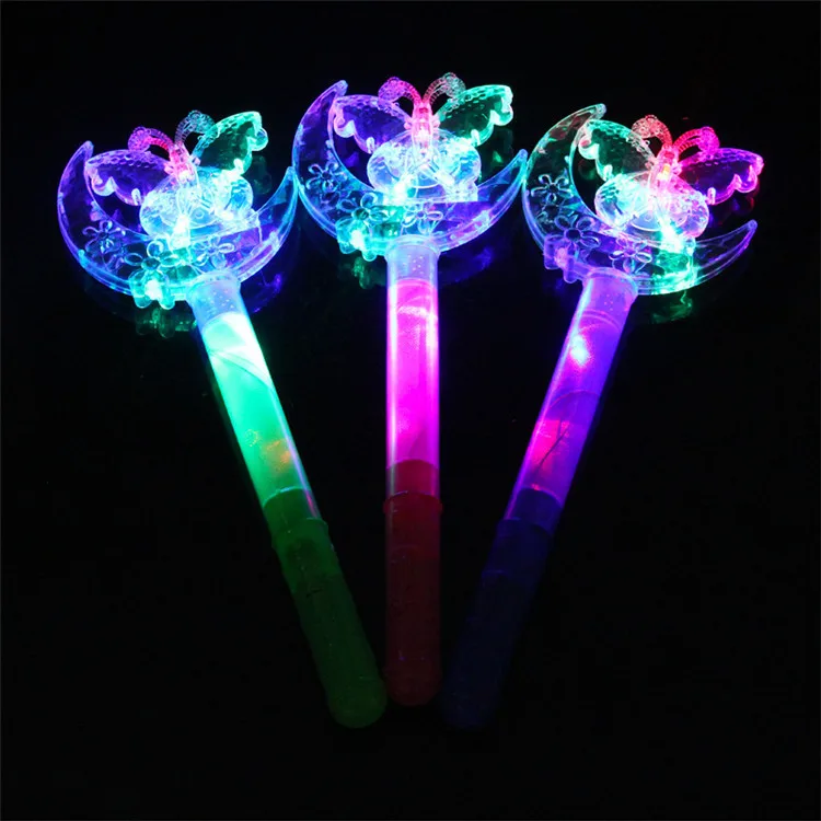 
The magic fairy sticks children light crown flashlight sticks toy 