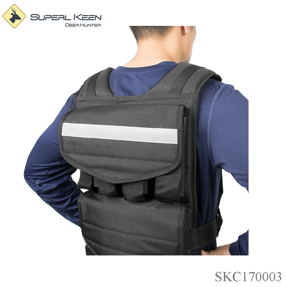 
New Black Bullet Proof Tactical Adjustable Weighted Vest 