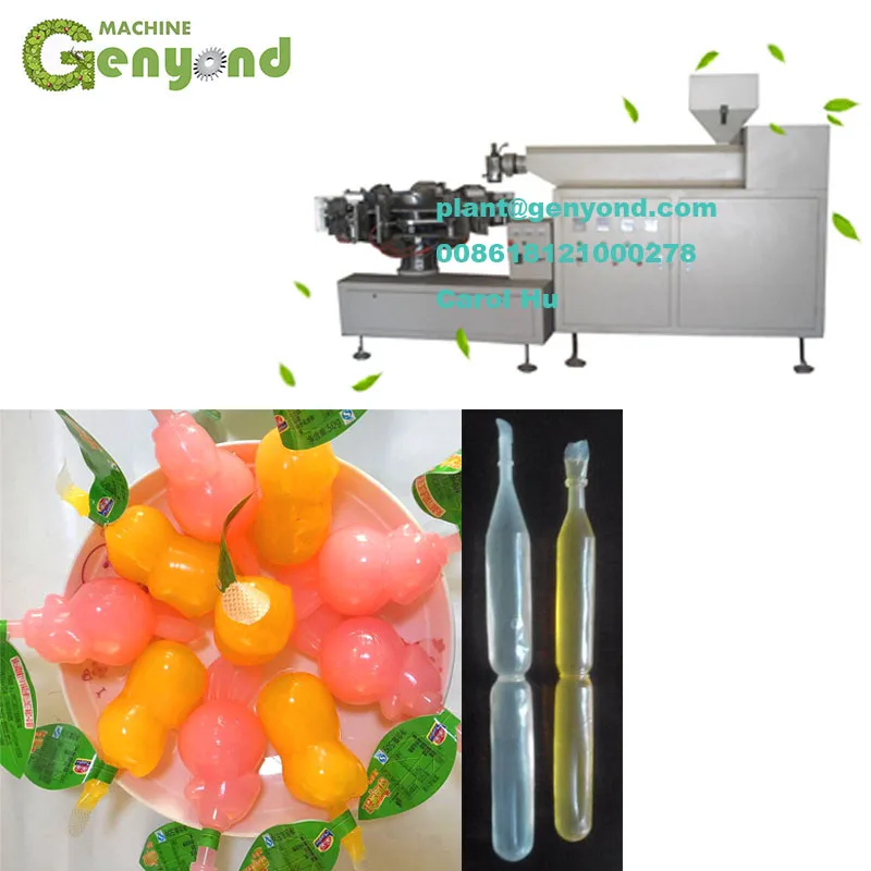 2400 pcs/h animal shape ice pop tube for juice pp pe blow molding machine