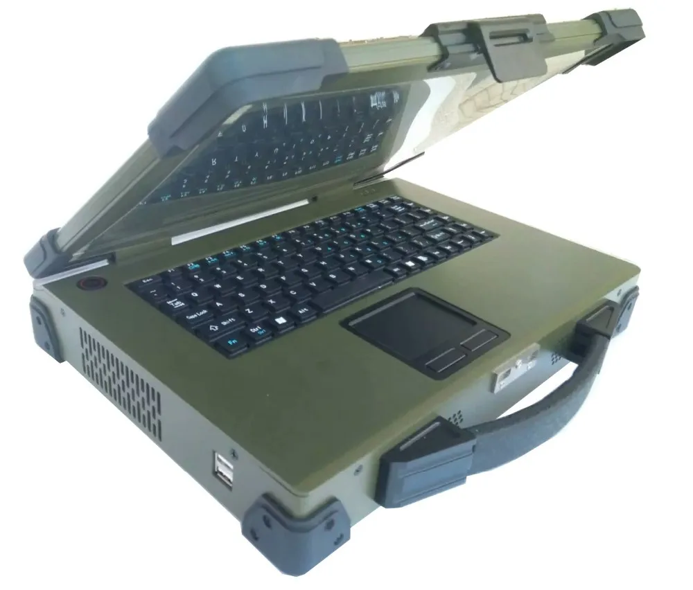 14.1 inch Portable Military Computer case industrial computeing cabinet workstation core i7 i5 pc rugged laptop