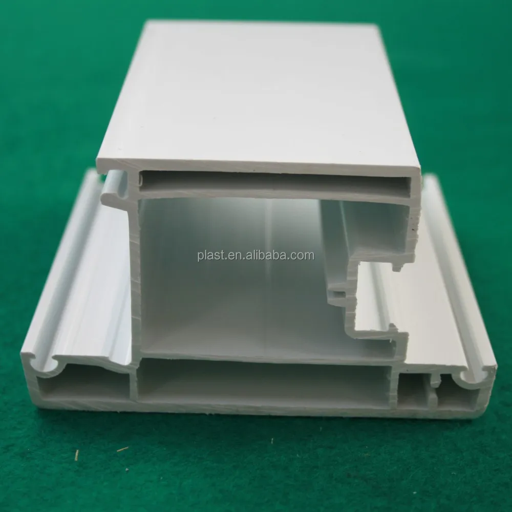 HSP60-13 upvc casement door window frames environmental upvc profile pvc