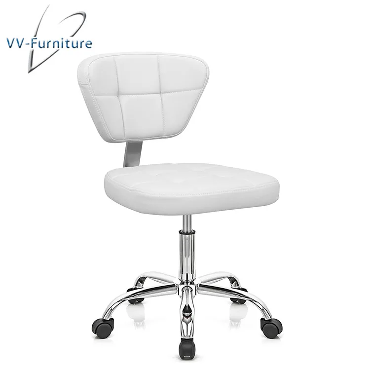 funky design PU seat height back salon shop stool