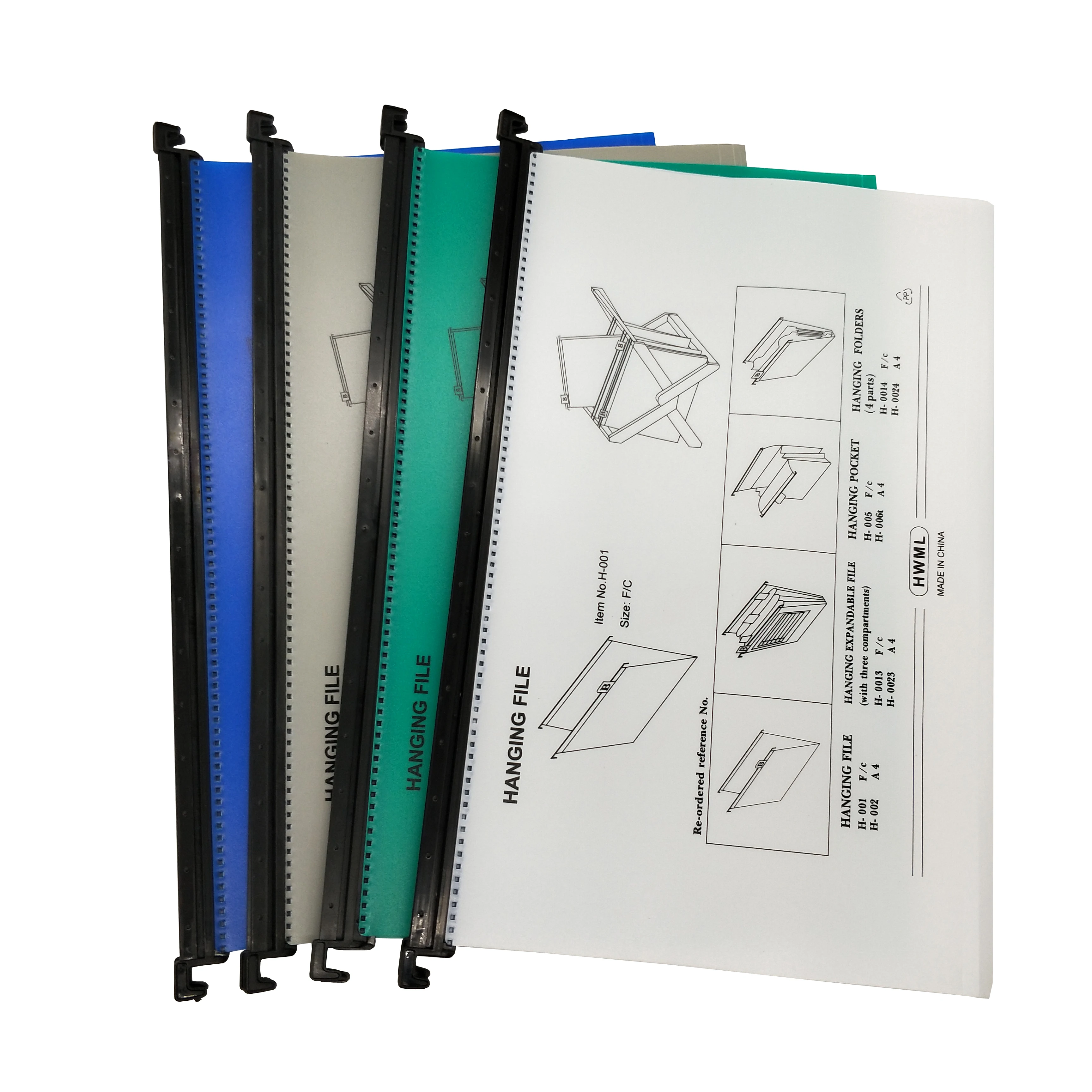 
FC Size High Quality PP Hanging File Folder Office Suspension Files 