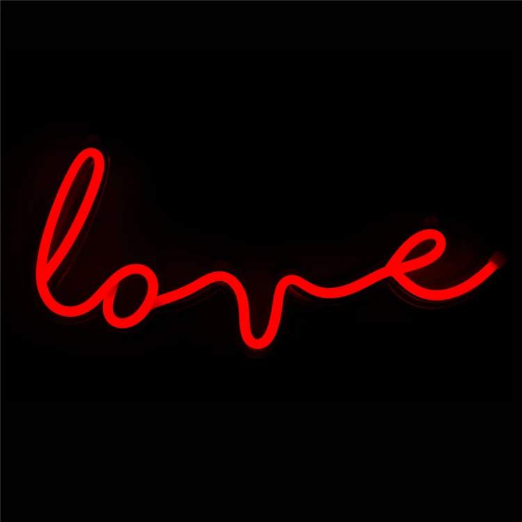 Лучшие продажи знак батарейках Flex индикаторная лампа пользовательские привело неоновые вывески