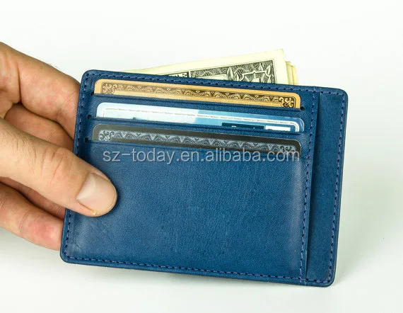 Feel Leather Credit Card Holder Slim Build Wallets New Style Highmetalormance Solid Gift Box PU Customized Logo Unisex RFID Open