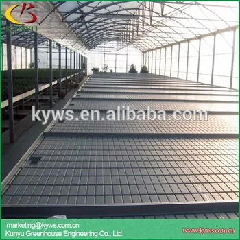 Seeding Bed For Greenhouse, Movable Seed bed,Hydroponic ABS rolling bench
