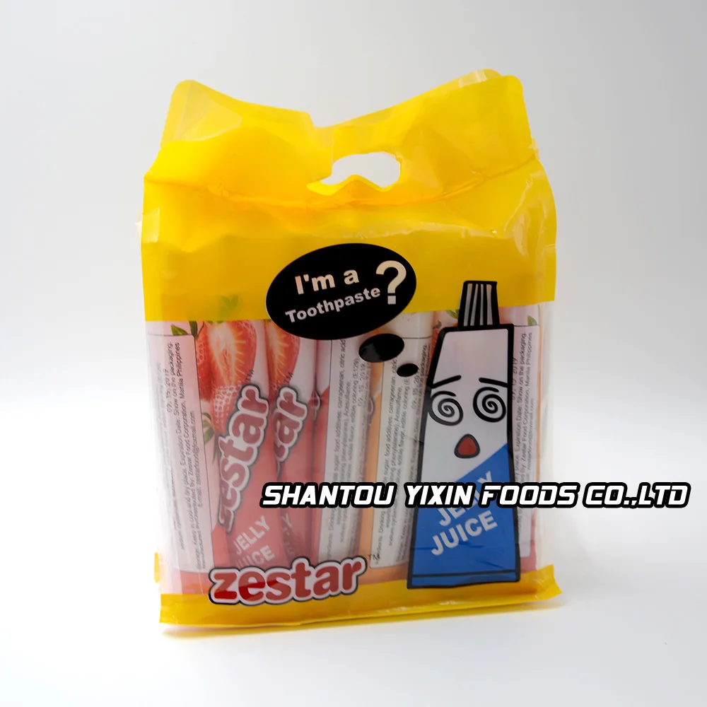 Boxed toothpaste jelly