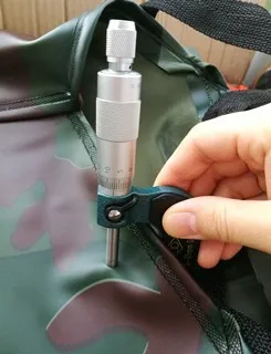 100% Waterproof Fishing Wear PVC Knitted  Fabric Chest Wader With Non Slip Sole