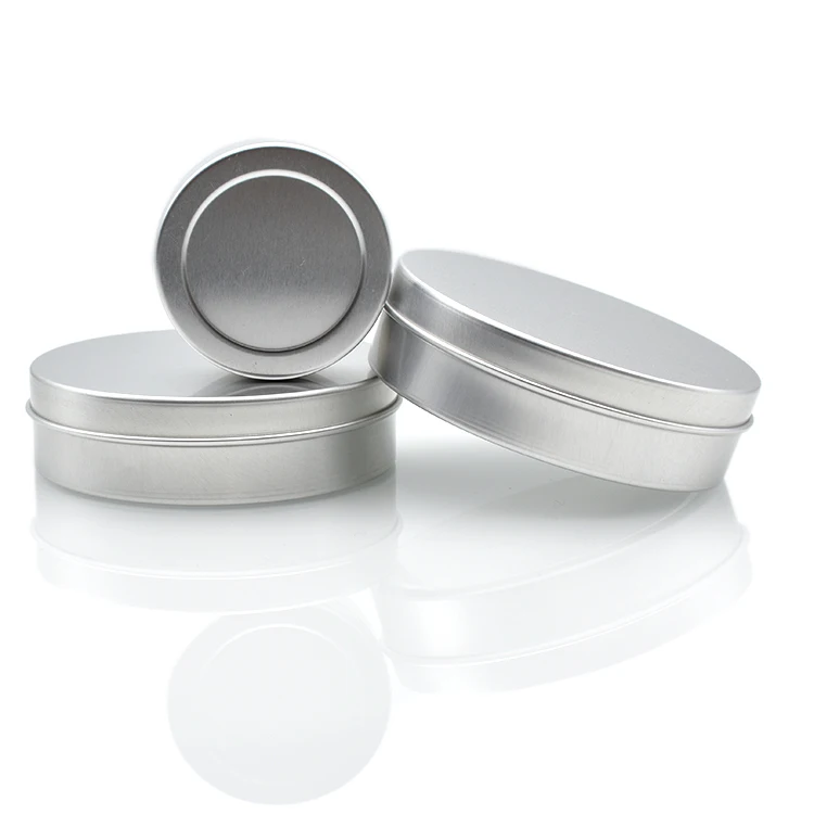 free sample 10g 60g 400g 250g press cap aluminum jars for cream candles