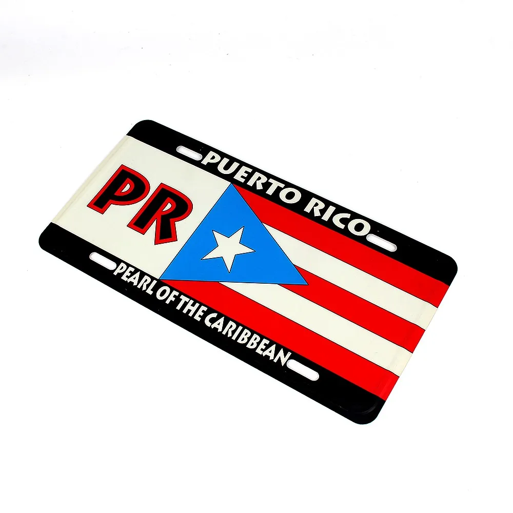 High quality make your own logo Custom Metal Car License Plate number licene plate japanese license plate for auto accessories