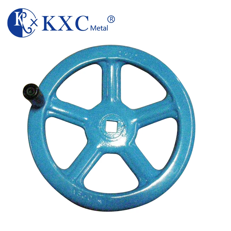 China cast iron pulley large diameter dished hand wheel for CNC machine in UK