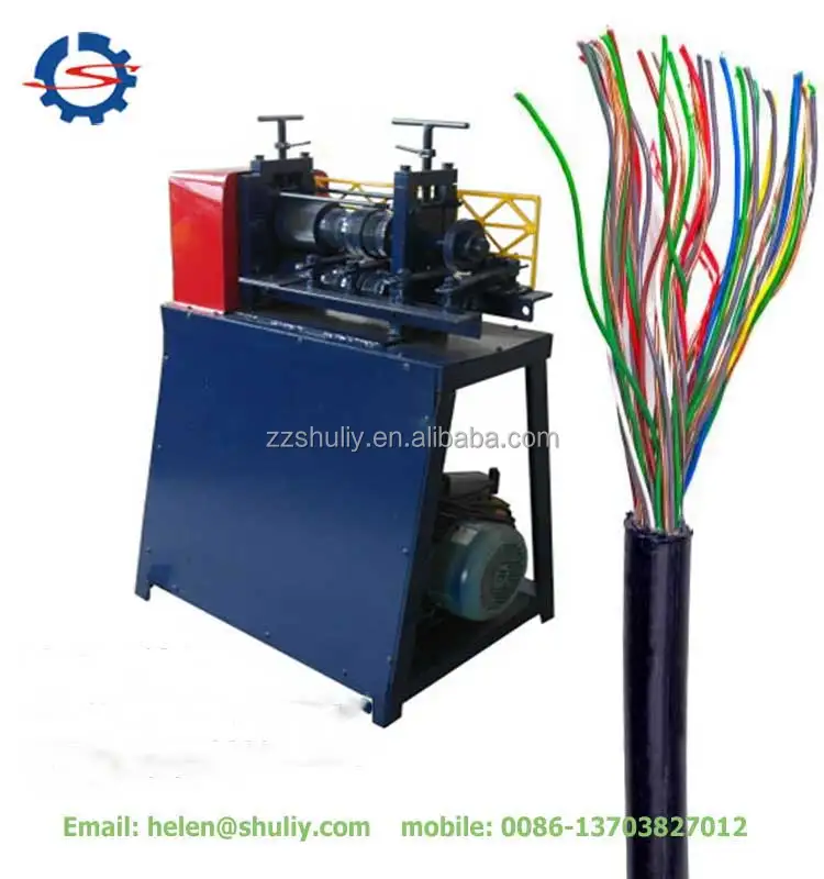 Industrial machinery copper scrap cable stripper Electric wire stripping machine