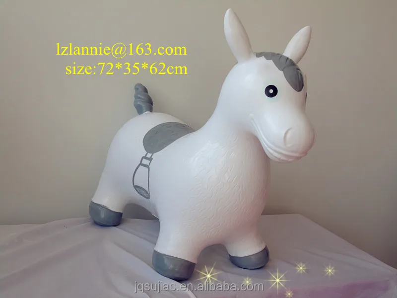 Adult soft inflatable jumping animal toy big size, Bull bouncing bull toy