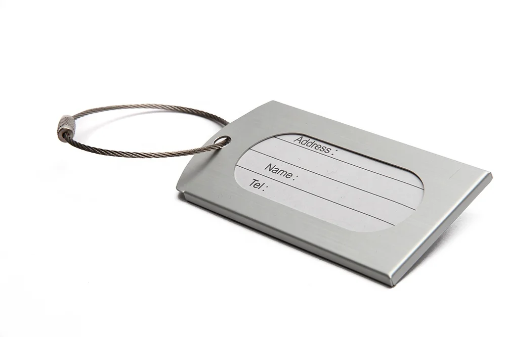 Promotional Baggage Tags Custom Logo Metal Luggage Tag