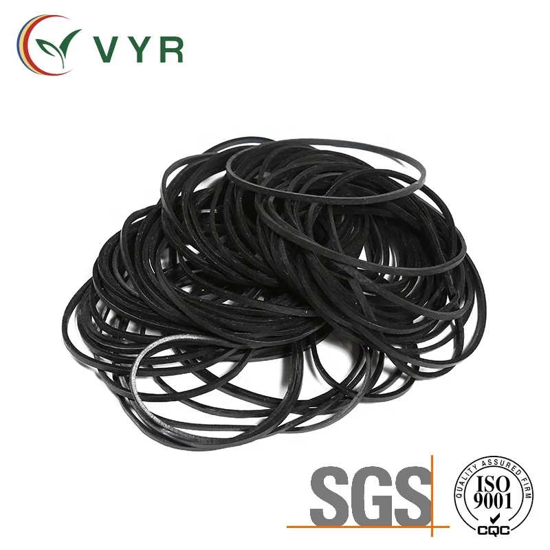 Low Price Best Sell Elastic Hair Bands Small Black Rubber Band