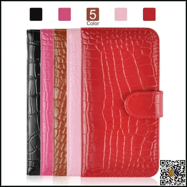 Для iPhone 6 Кожаный Бумажник Случае, Крокодил pattern Чехол для iPhone 6 Плюс