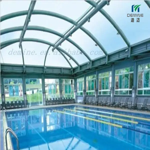 Anti-UV Swimming Pool Enclosed Cover Polycarbonate Sheet