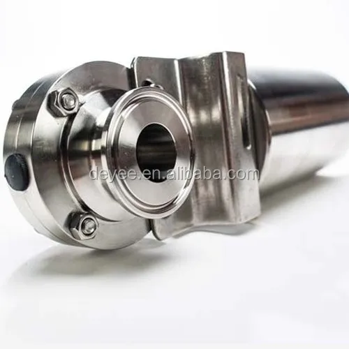 19MM Stainless Steel SS304/SS316L Pneumatic Actuator Triclamped Butterfly Valves