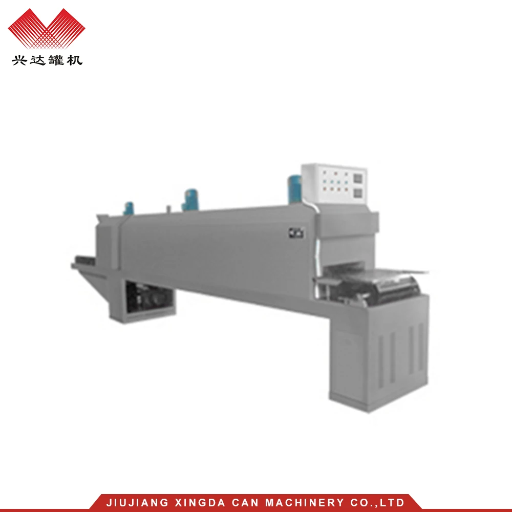 
metal tin can end lid drying oven machine 