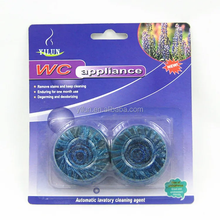 Classic style Toilet air freshener 50g toilet cleaning ball sterilization deodorant blue bubble