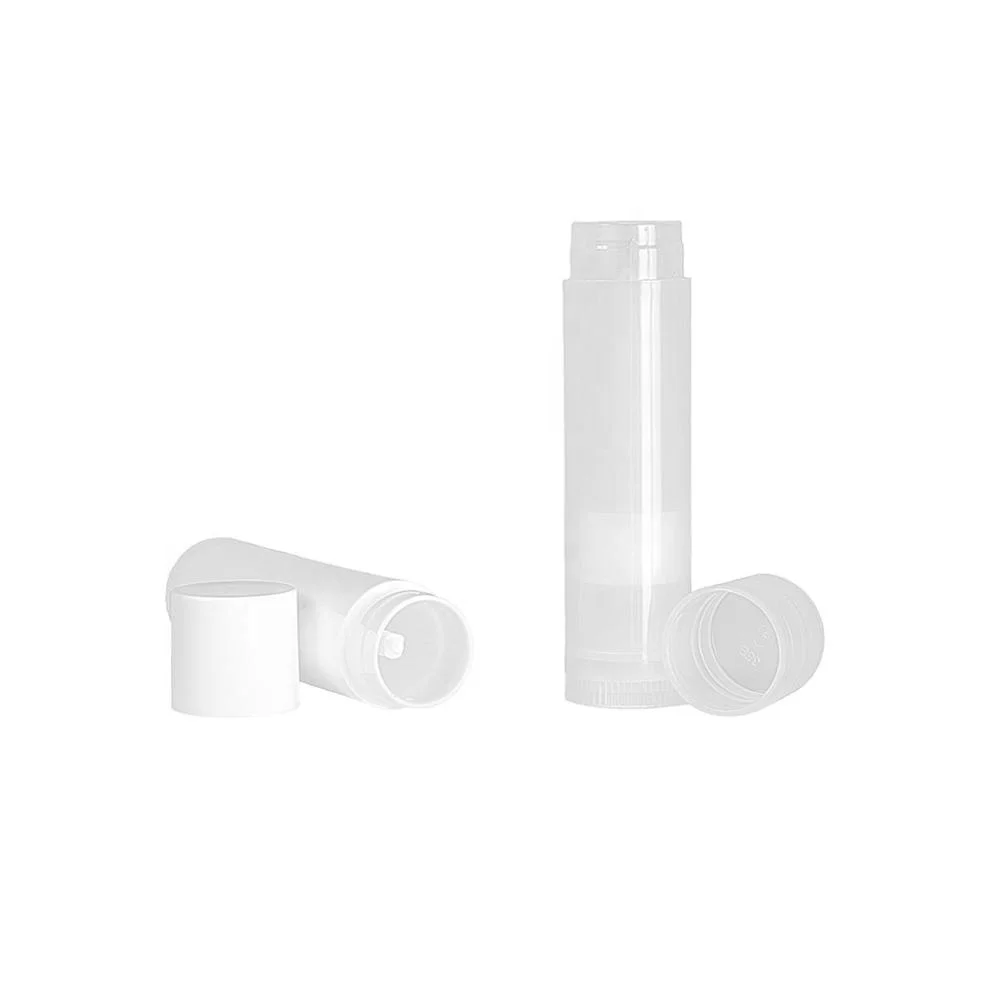 Make Your Own Solid Lotion Bar Travel Size Mini Empty Chapstick Container Tube 5ml White Black